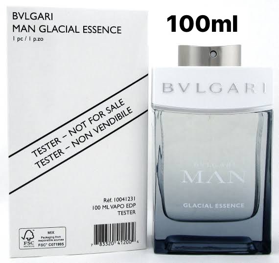 น้ำหอม แท้100% Bvlgari Man Glacial Essence for men edp 100ml Tester