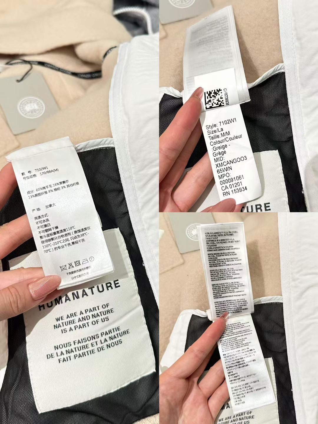 เสื้อกันหนาวผ้าขนสัตว์ Canada goose Chilliwack Bomber Kind Fleece HUMANATURE มี 2 สี สินค้าใหม่ ของแท้