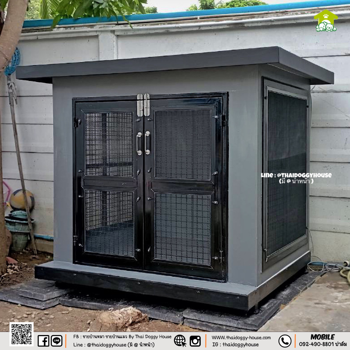 บ้านหมา บ้านแมว " 𝐁𝐎𝐗 𝐒𝐓𝐘𝐋𝐄 𝐁𝐘 𝐓𝐇𝐀𝐈 𝐃𝐎𝐆𝐆𝐘 𝐇𝐎𝐔𝐒𝐄 " &#x