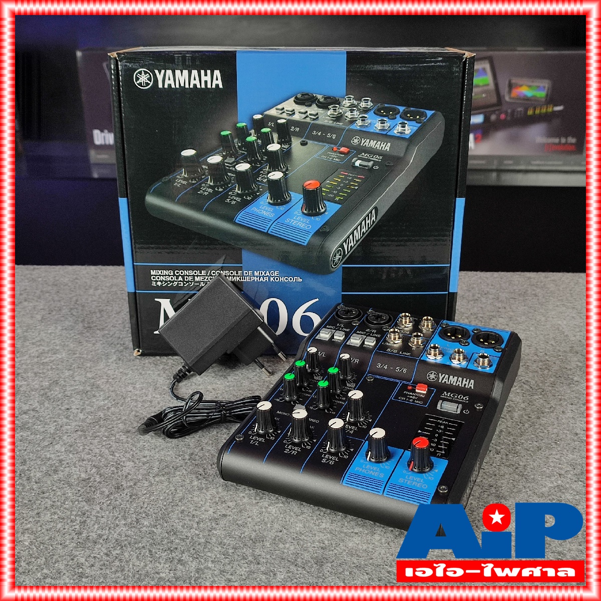 YAMAHA MG-06 MIXER มิกซ์ มิกเซอร์ มิกซ์YAMAHA เครื่องเสียง MG06 MG 06 เครื่องปรับแต่งเสียง MIX เอไอ-ไพศาล +++