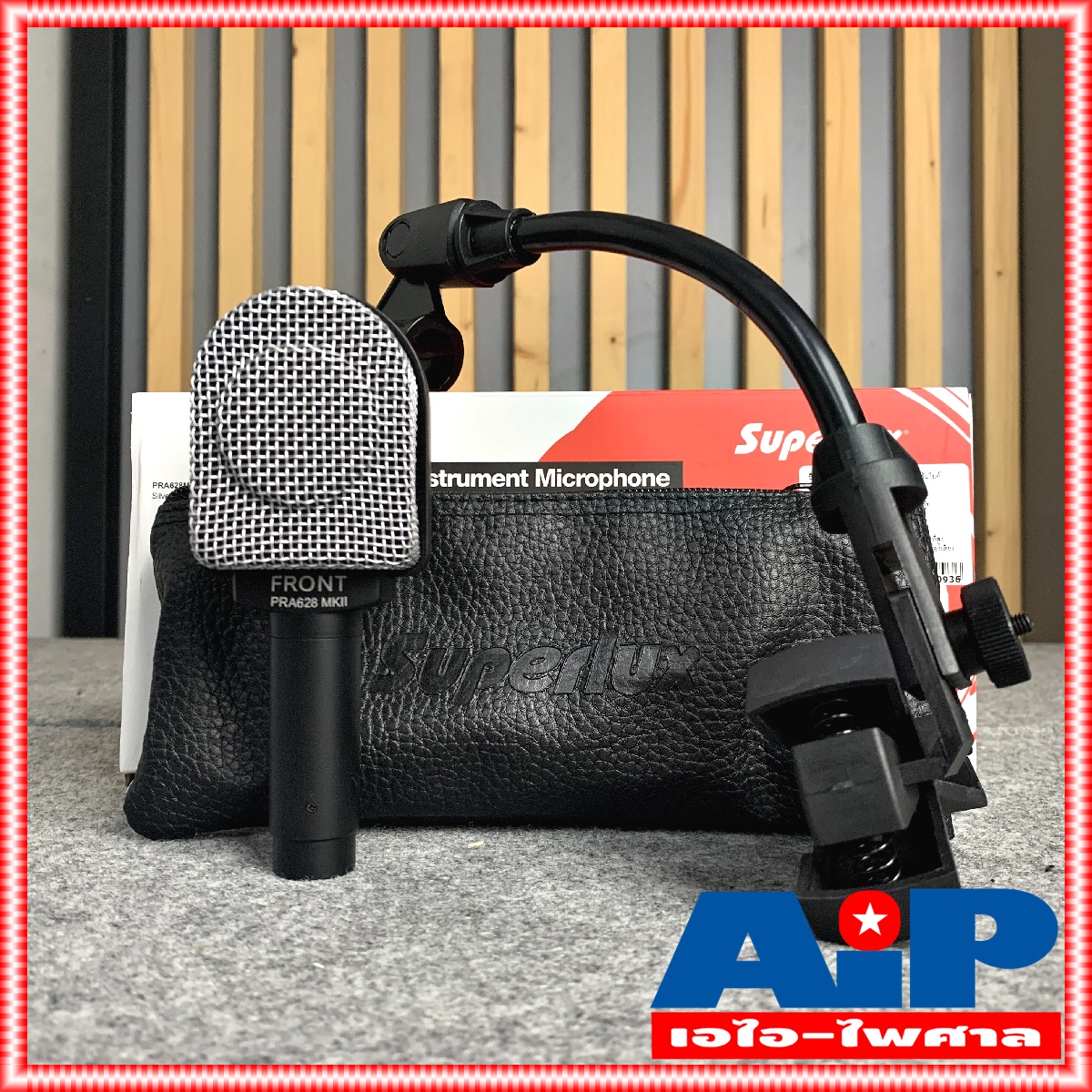 SUPERLUX PRA628II ไมค์ตู้กีตาร์ PRA 628 II Unidirectional Instrument Microphone PRA-628 II guitar microphone
