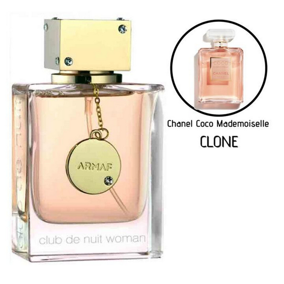 น้ำหอม แบ่งขาย Armaf Club de nui edp women โคลน Chanel - Coco Mademoiselle