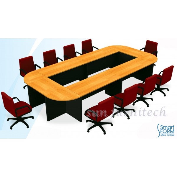 โต๊ะประชุม 10 ที่ันั่ง, ชุดโต๊ะประชุม 10 ที่นั่ง ยี่ห้อ Smart Form รุ่น 5CFC42