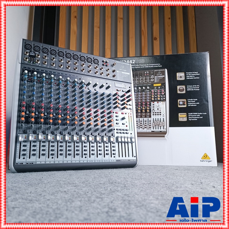 BEHRINGER QX-2442USB mixer MIX QX2442USB QX 2442 USB เครื่องเสียง เครื่องปรับแต่งเสียง QX-2442 มิกเซอร์ มิกซ์ QX 2442 USB เอไอ-ไพศาล +++