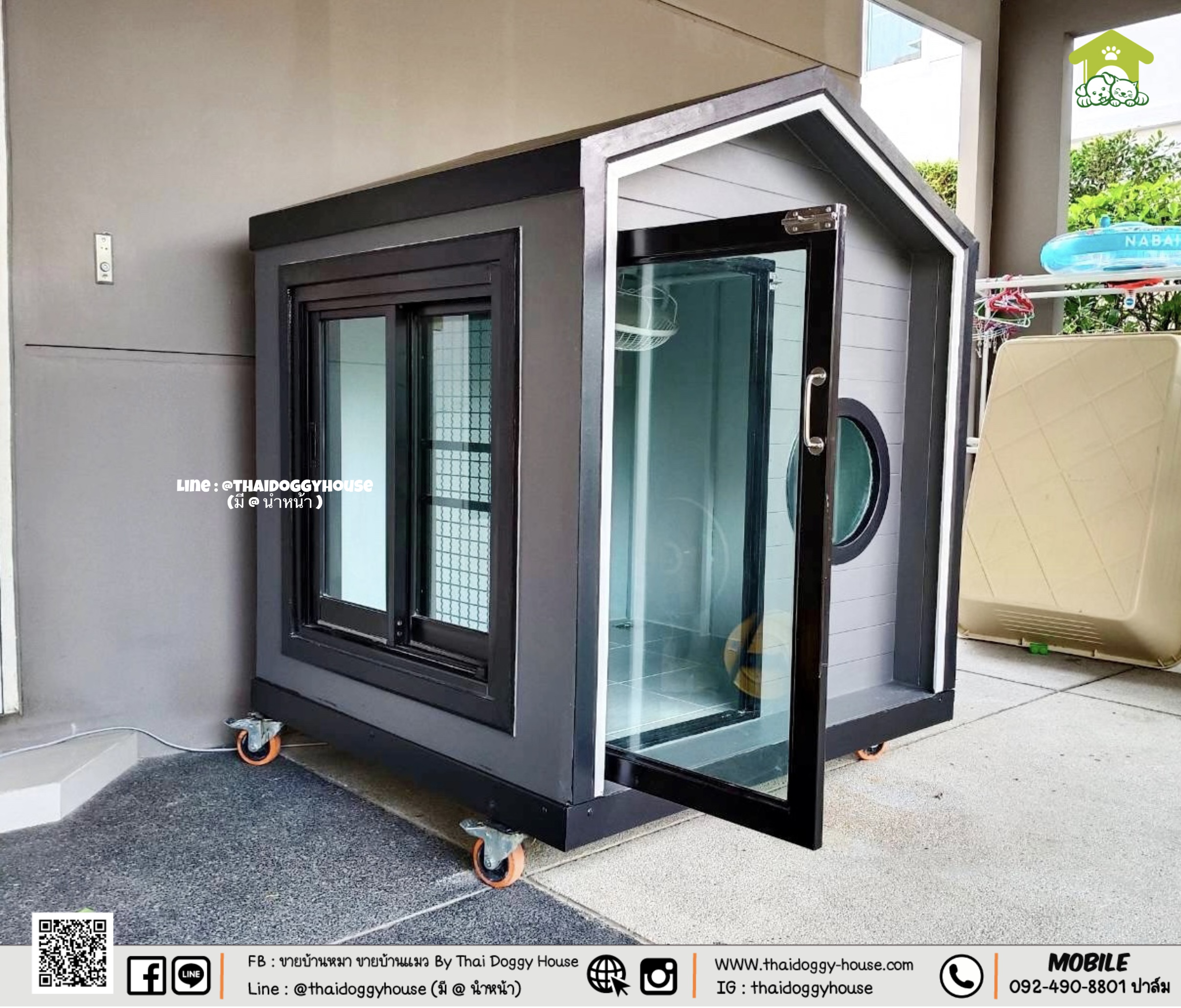 บ้านหมา บ้านแมว "𝐍𝐎𝐑𝐃𝐈𝐂 𝐒𝐓𝐘𝐋𝐄 𝐁𝐘 𝐓𝐇𝐀𝐈 𝐃𝐎𝐆𝐆𝐘 𝐇𝐎𝐔SE