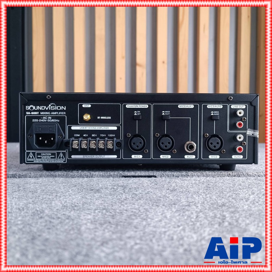 SOUNDVISION SA-60BT powermixer +++ เพาเวอร์มิกเซอร์ระบบประกาศ แอมพลิฟายเออร์ มิกเซอร์ เพาเวอร์มิกเซอร์ SA 60BT SA60BT เอไอ-ไพศาล