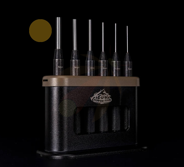 GUN POWER TOOL 6PCS PUNCHER SET - Dark Earth