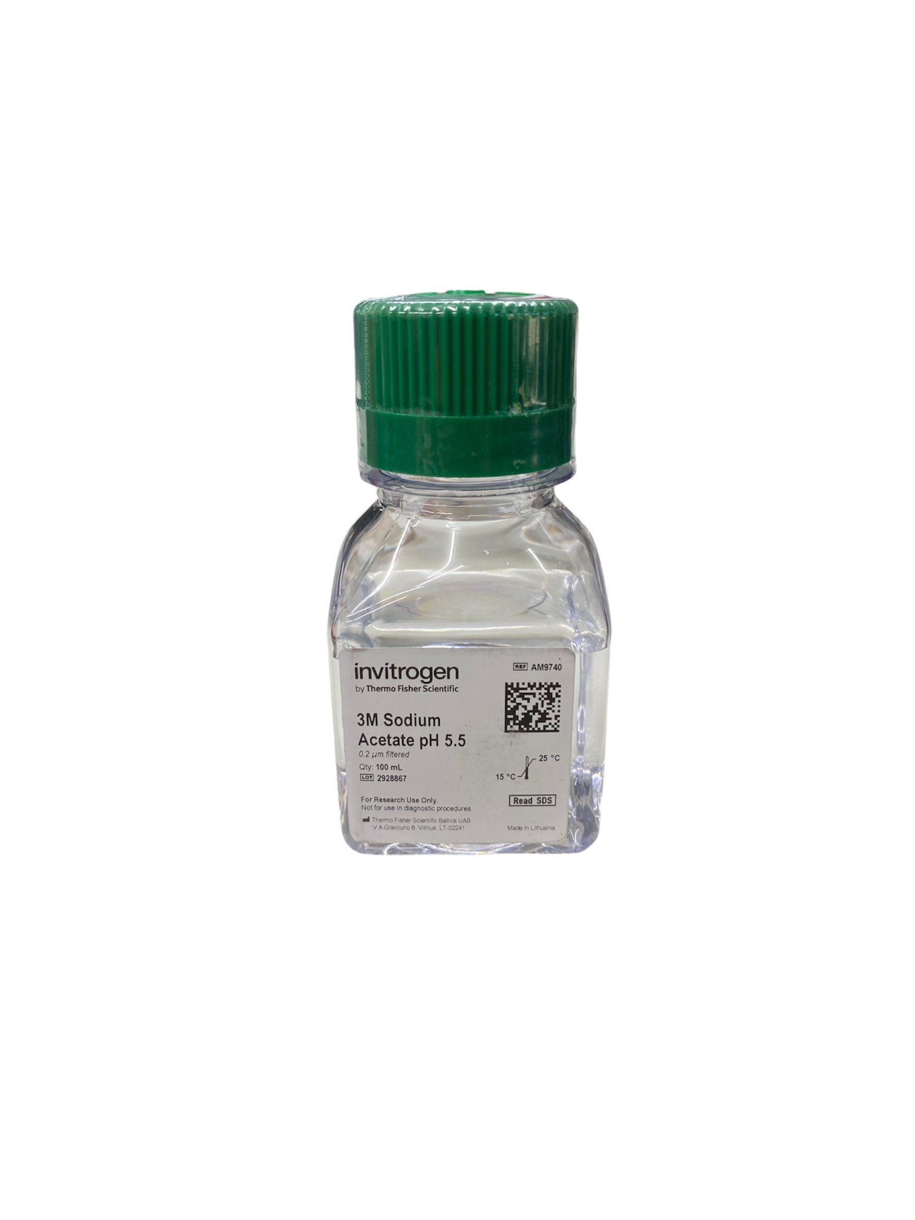Invitrogen™ Sodium Acetate (3 M), pH 5.5, RNase-free 100 ml