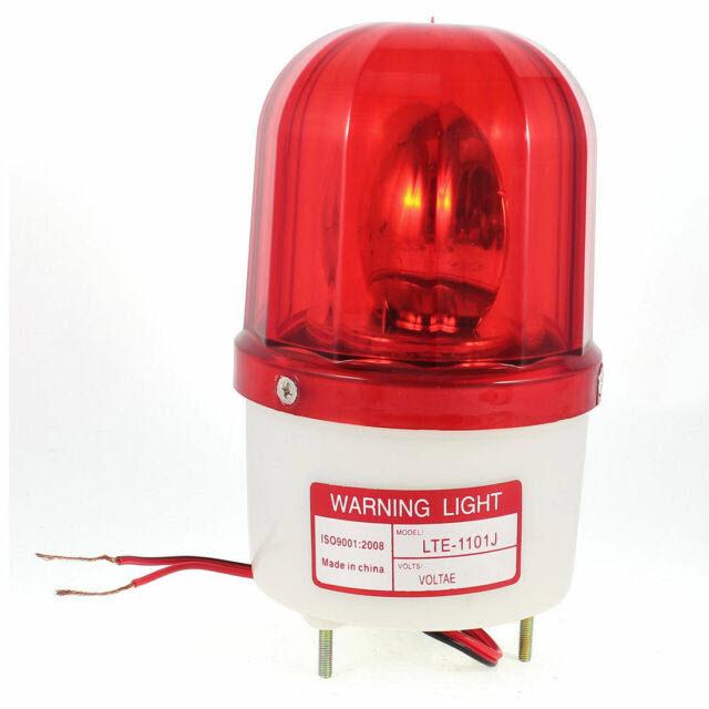 ไฟหมุน (Rotary light) 4" แบบมีเสียง+ไฟหมุน (Rotate+Sound) 220V