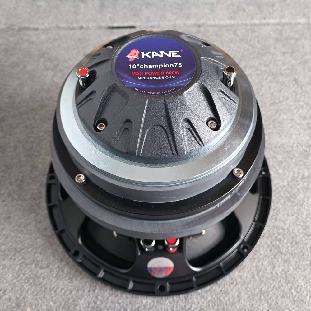 yyy KANE 10 ชนะเลิศ 75 ลำโพง10นิ้ว พร้อม ปาก LINE ARRAY ดอกตู้ลำโพง ดอกลำโพงกลางแจ้ง ดอกลำโพง10นิ้ว600วัตต์ คาเน่ รุ่น 10ชนะเลิศ75 เอไอ-ไพศาล
