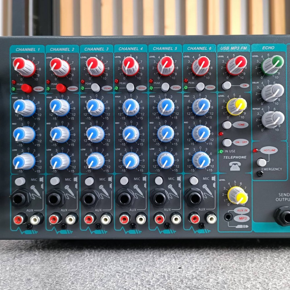 NPE LTA-2000MP3 POWERMIXER+LINE+USB พาวเวอร์มิกเซอร์เครื่องขยายเสียงตามสาย 2000 วัตต์ MP3 USB LTA 2000MP3 LTA2000MP3 เอไอ-ไพศาล