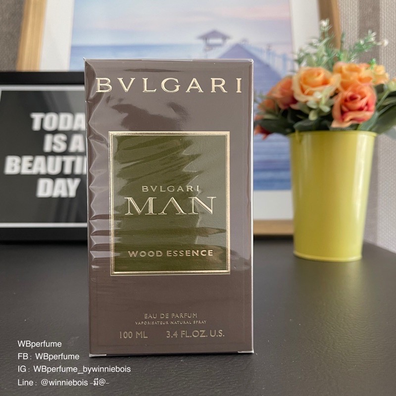 น้ำหอมแท้100% BVLGARI Man Wood Essence EDP ขนาด 100 มล.