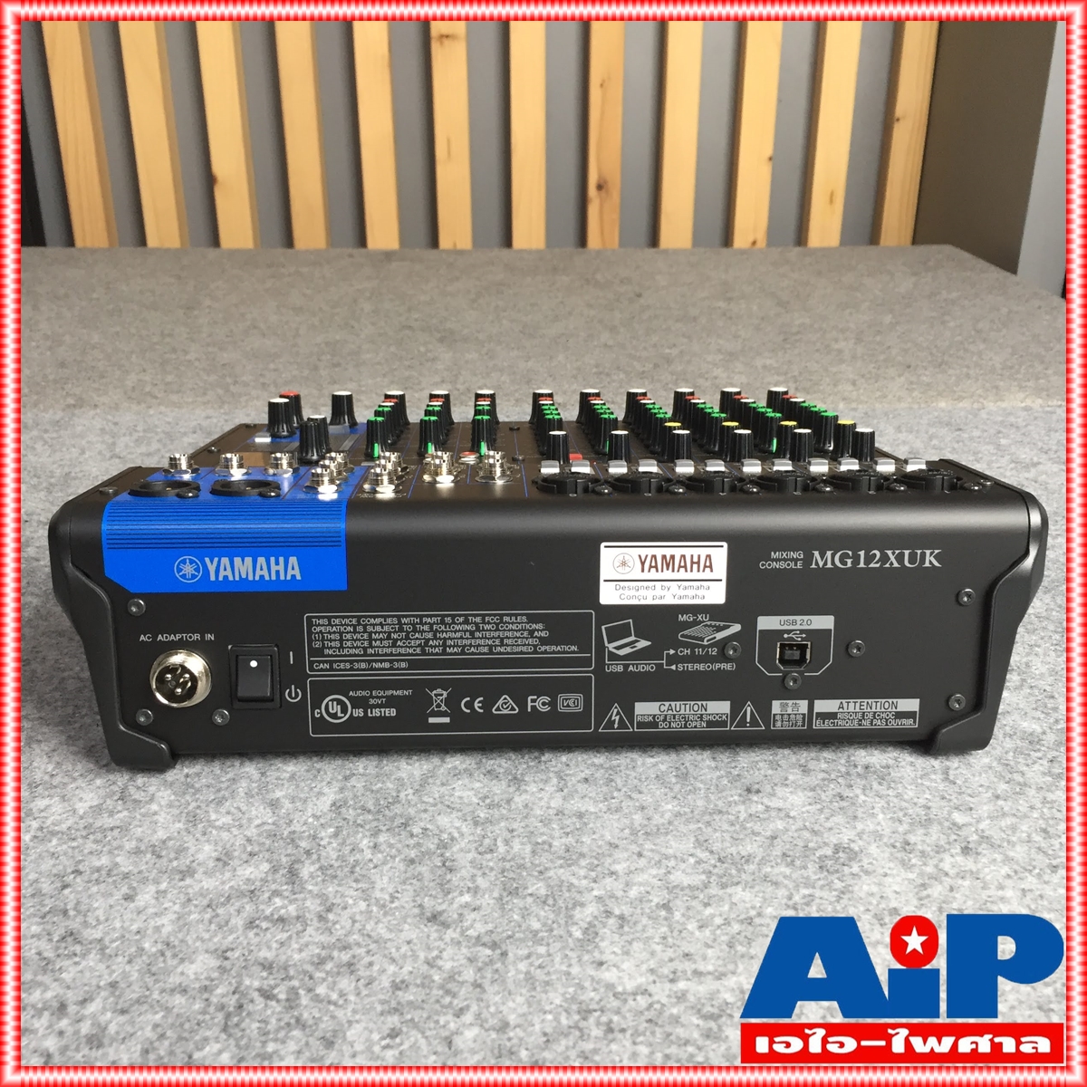 YAMAHA MG-12XUK MIXER วอลลุ่มหมุน มิกซ์ มิกเซอร์ MG12XUK MG 12 XUK เครื่องเสียง เครื่องปรับแต่งเสียง MIX เอไอ-ไพศาล +++