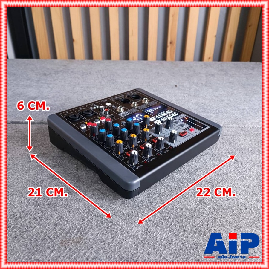 PROEUROTECH SD-4FX MIXER มิกซ์ มิกเซอร์ MIX เครื่องเสียง เครื่องปรับแต่งเสียง มิกซ์ PRO EUROTECH SD 4FX SD4FX เอไอ-ไพศาล