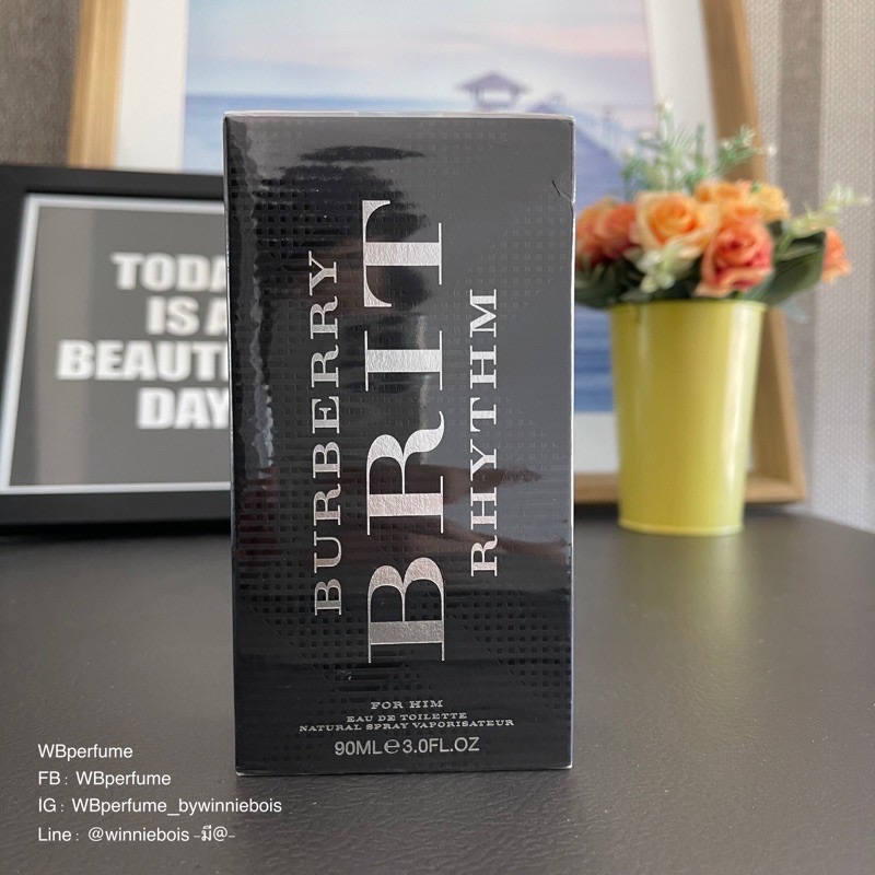 น้ำหอมแท้100% BURBERRY น้ำหอมผู้ชาย Brit Rhythm Men ปริมาณ 90 มล