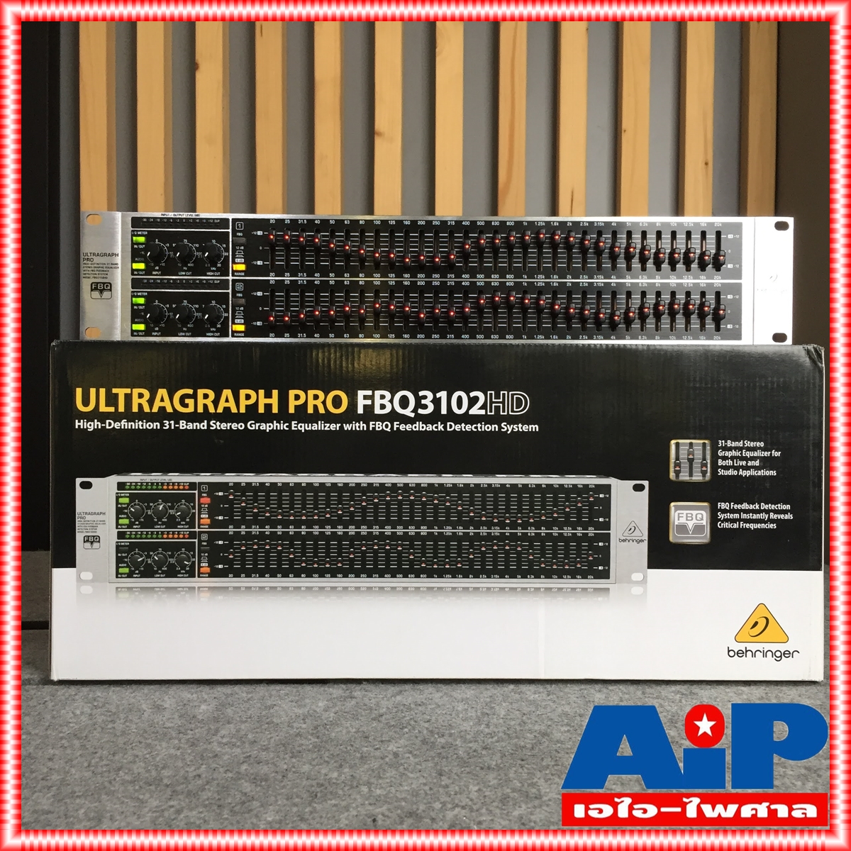 BEHRINGER FBQ-3102 EQ fbq 3102 fbq3102 เครื่องปรับแต่งเสียง เครื่องเสียง อีคิว เอไอ-ไพศาล +++