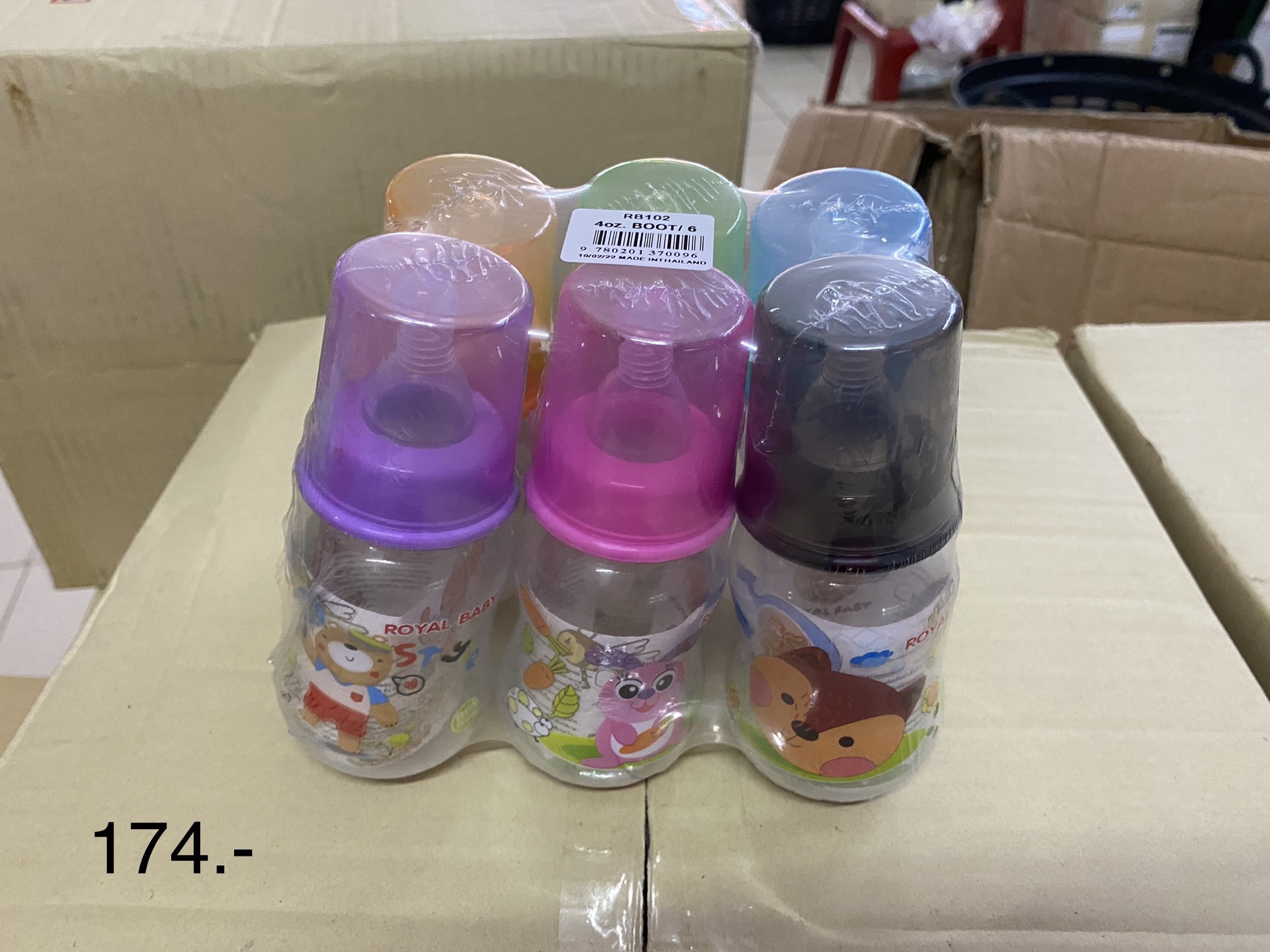 ขวดนม 4oz./6ขวด (ราคาต่อแพ็ค)