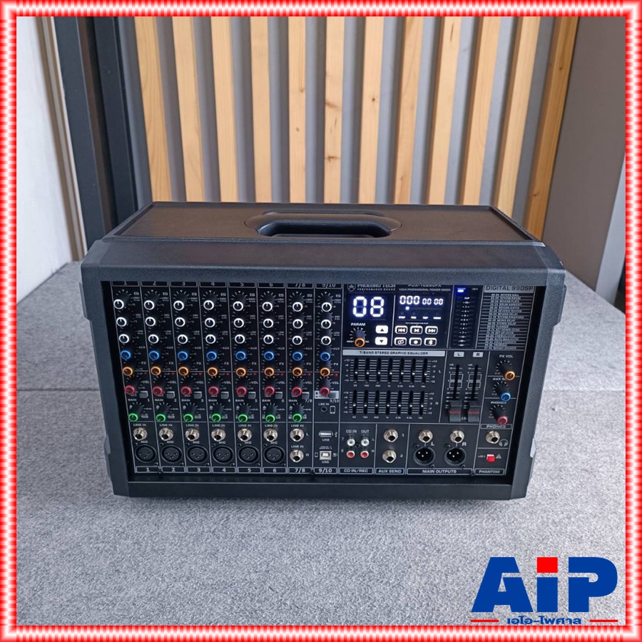 PROEUROTECH PUX-10280FX POWERMIXER ทรงตั้ง เพาเวอร์มิกเซอร์ เครื่องขยายเสียง เพาเวอร์มิกซ์แบบตั้ง PUX 10280FX PUX10280FX เอไอ-ไพศาล