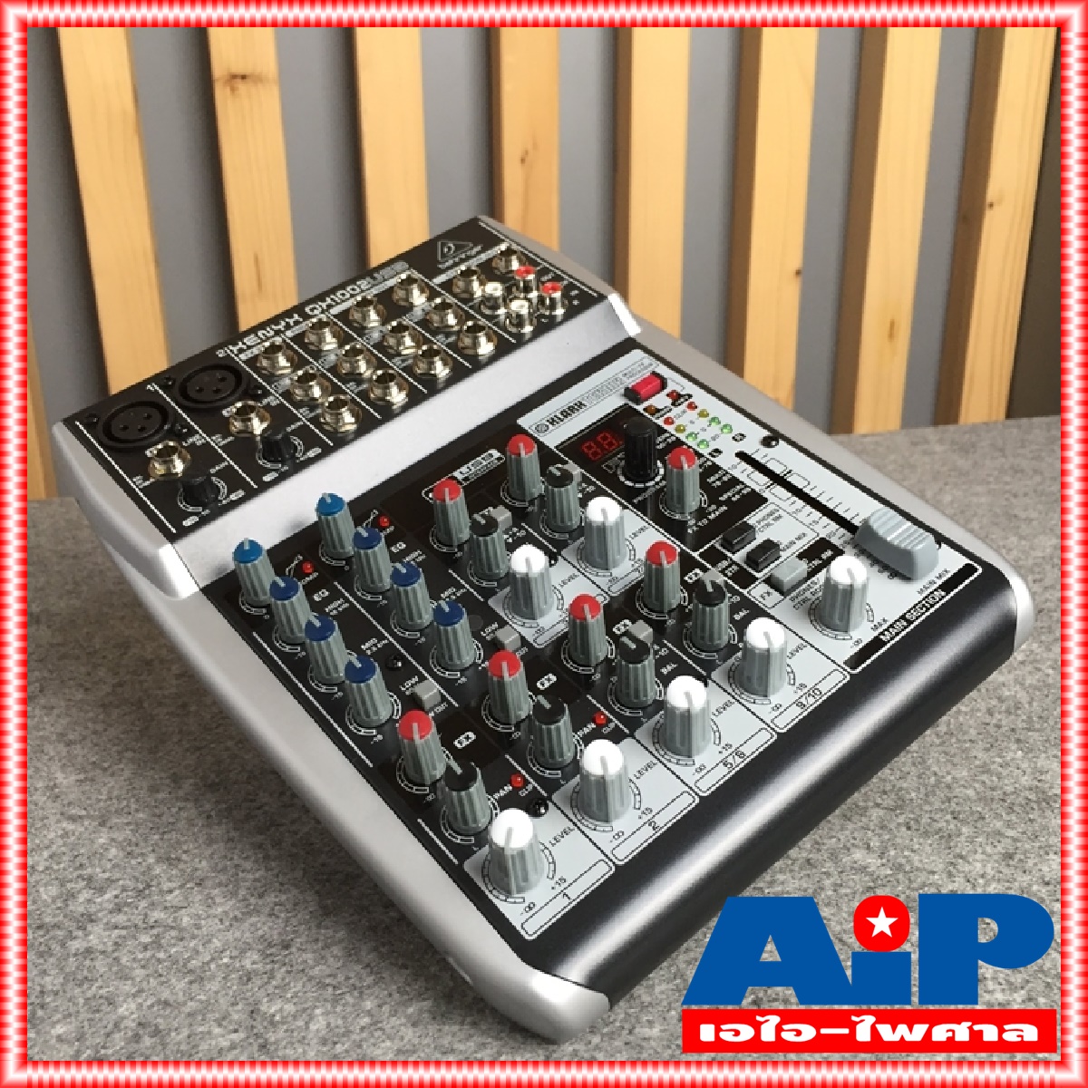 มิกเซอร์ BEHRINGER XENYX QX1002USB Mixer KLARK TEKNIK Multi-FX Processor and USB/Audio Interface QX-1002USB เอไอ-ไพศาล +++