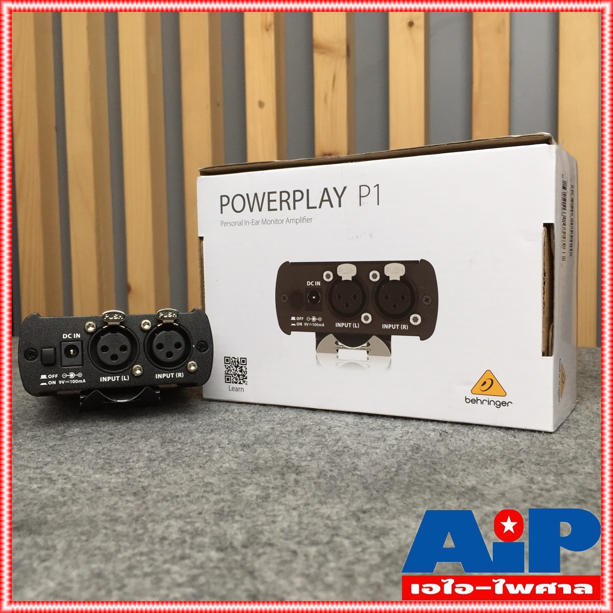 BEHRINGER P-1 in-ear monitor amplifier EarMonitor เครื่องช่วยฟัง หูฟังMonitor เครื่องเสียบหูฟัง เอไอ-ไพศาล +++