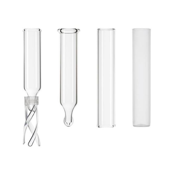 INSERTS FOR LARGE OPENING SCREW THREAD, CRIMP TOP, SNAP SEAL, SNAP RING, AND RAM VIALS
