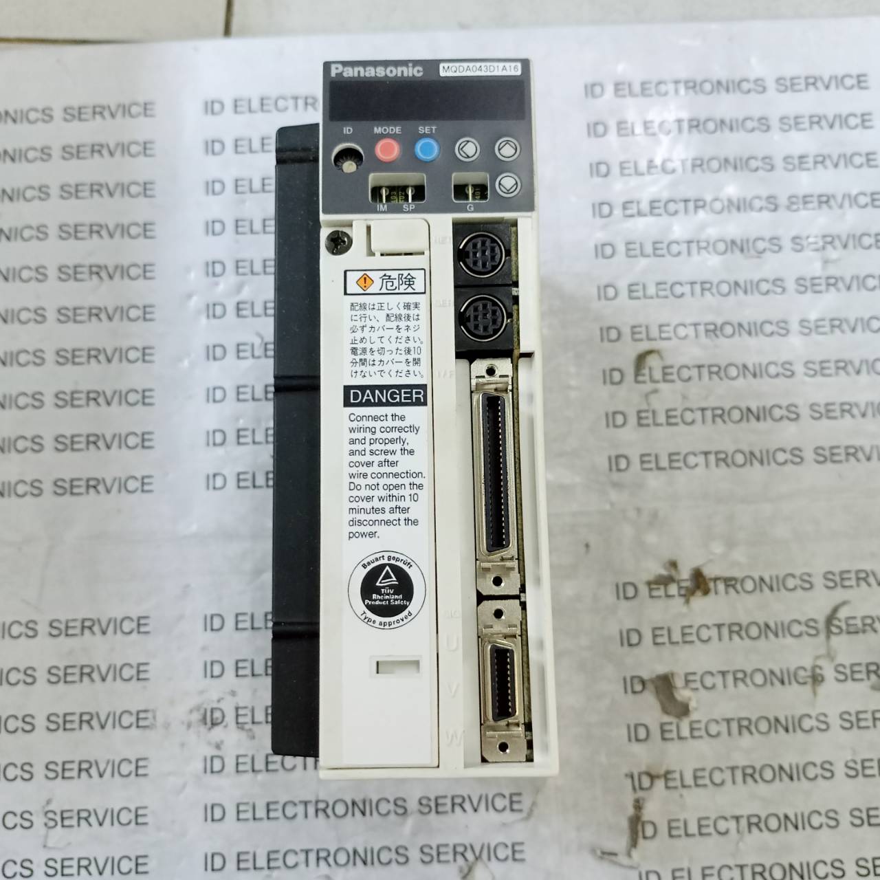 MQDA043D1A16 SERVO DRIVE "PANASONIC"