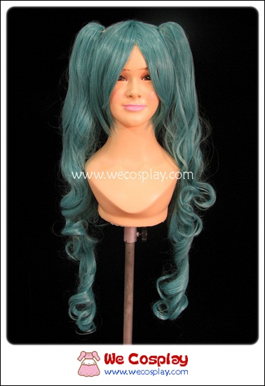 วิกผมมิคุ โวคาลอยด์ แบบลอน Hatsune Miku Vocaloid Cosplay Wig