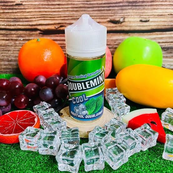 DoubleMint Freebase 100 ml [ แท้ ] | ดับเบิ้ลมินต์คูลเมนทอล กลิ่นมินท์เย็น นิโคตินฟรีเบส 6mg