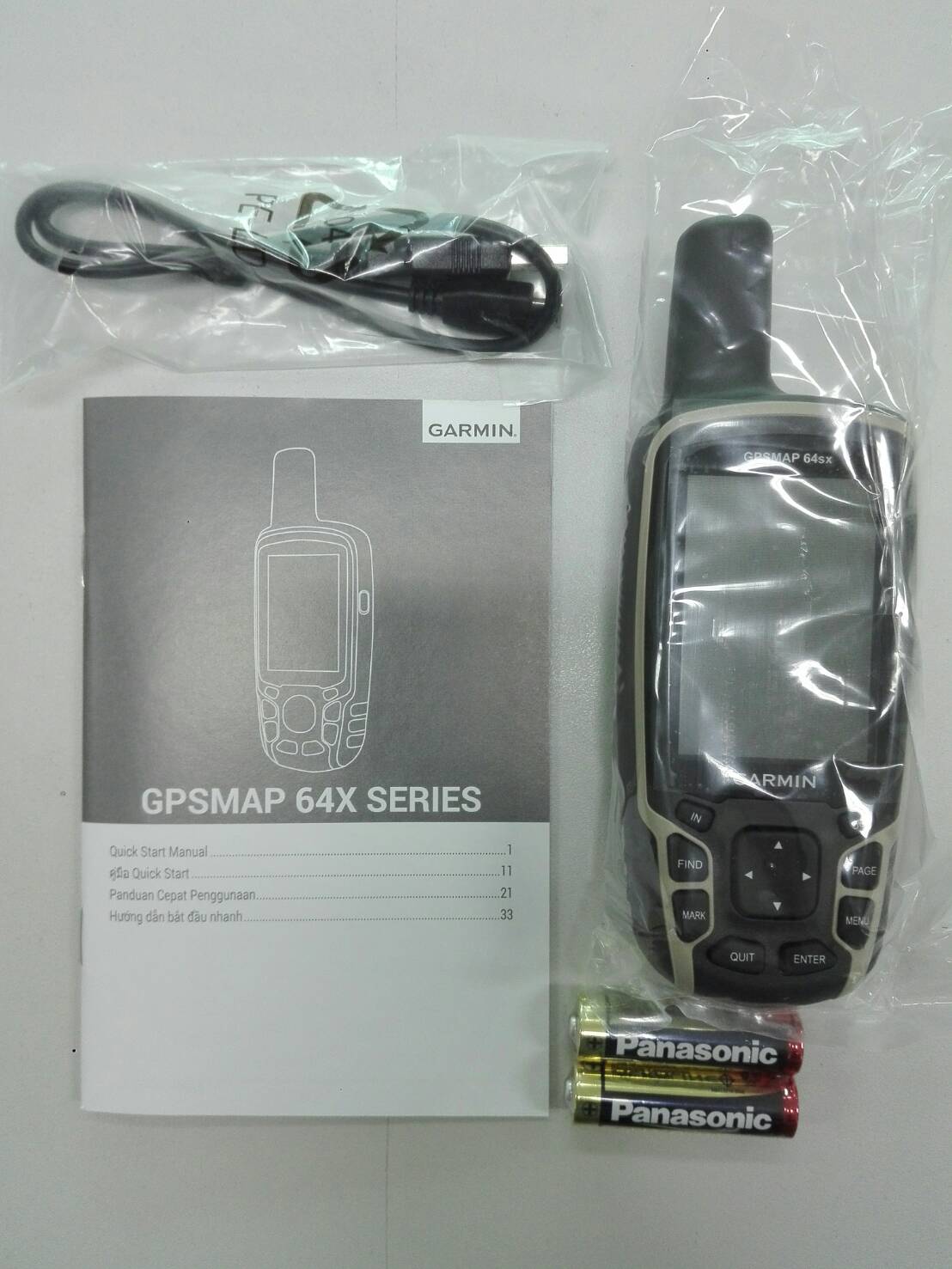 Garmin GPSMAP 64sx รุ่นศูนย์ไทย เมนูไทย แถมฟรี! ซองกันกระแทก