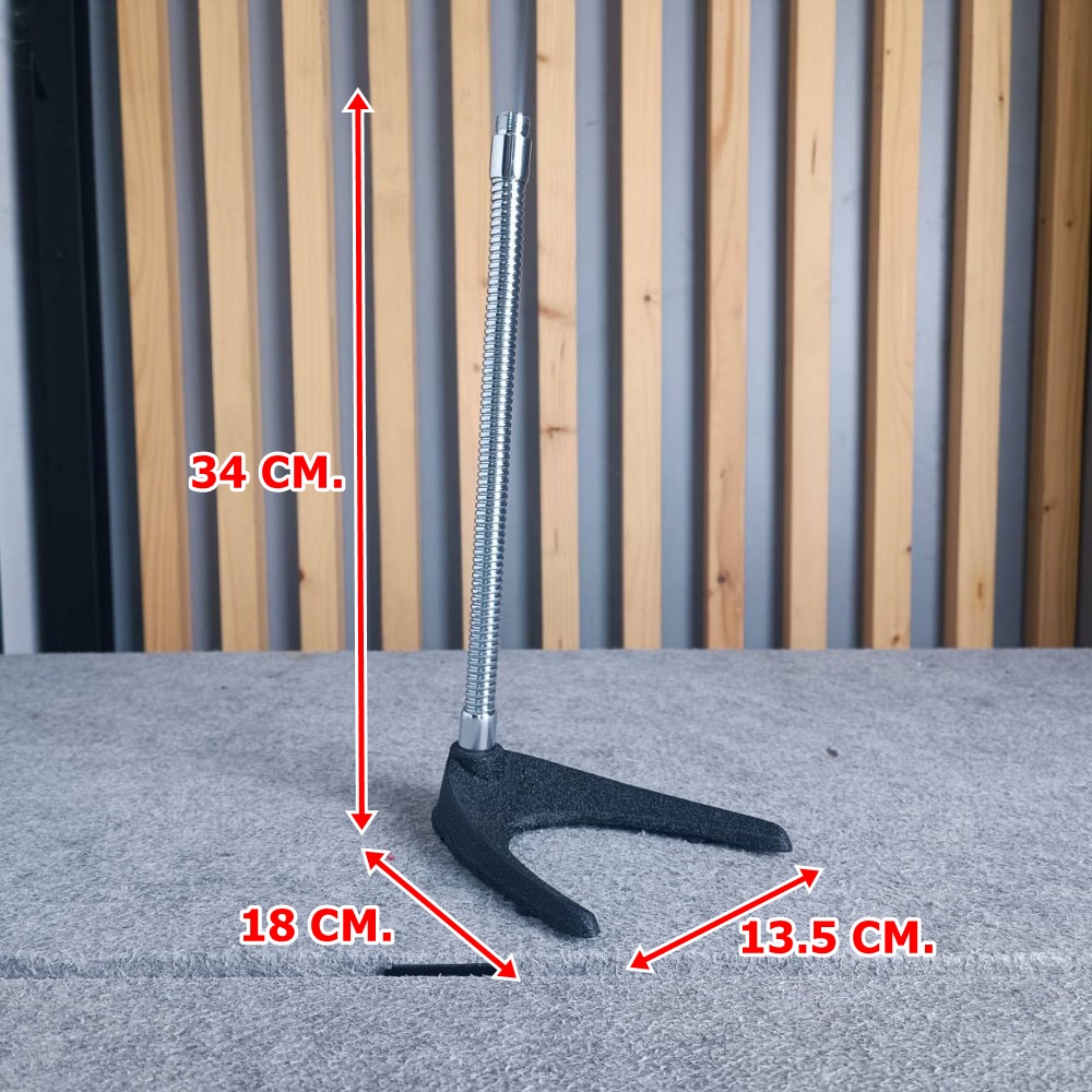DECCON MS-016 ขาตั้งไมค์ตั้งโต๊ะคออ่อน ฐานV ราคาไม่รวมคอสวมไมค์ ขาตั้งไมค์ ขาไมค์ตั้งโต๊ะ ทรงเกือกม้า ขาตั้งไมค์ตั้งโต๊ะ