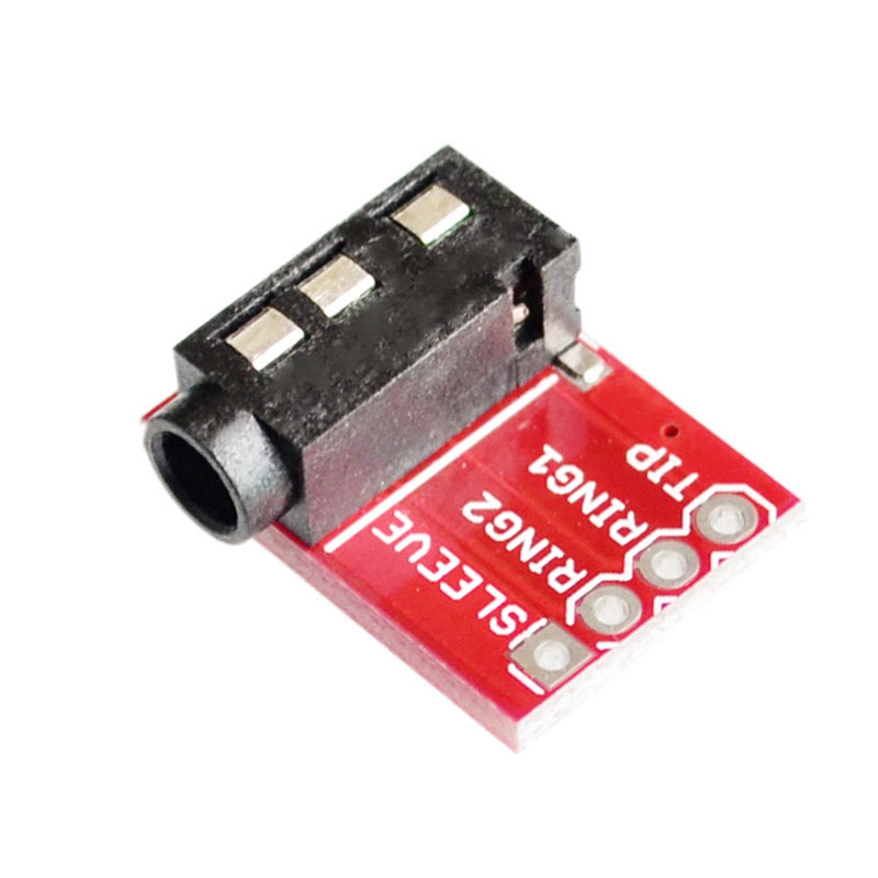 TRRS 3.5mm audio jack MP3 stereo headset video microphone interface module (SMD3)