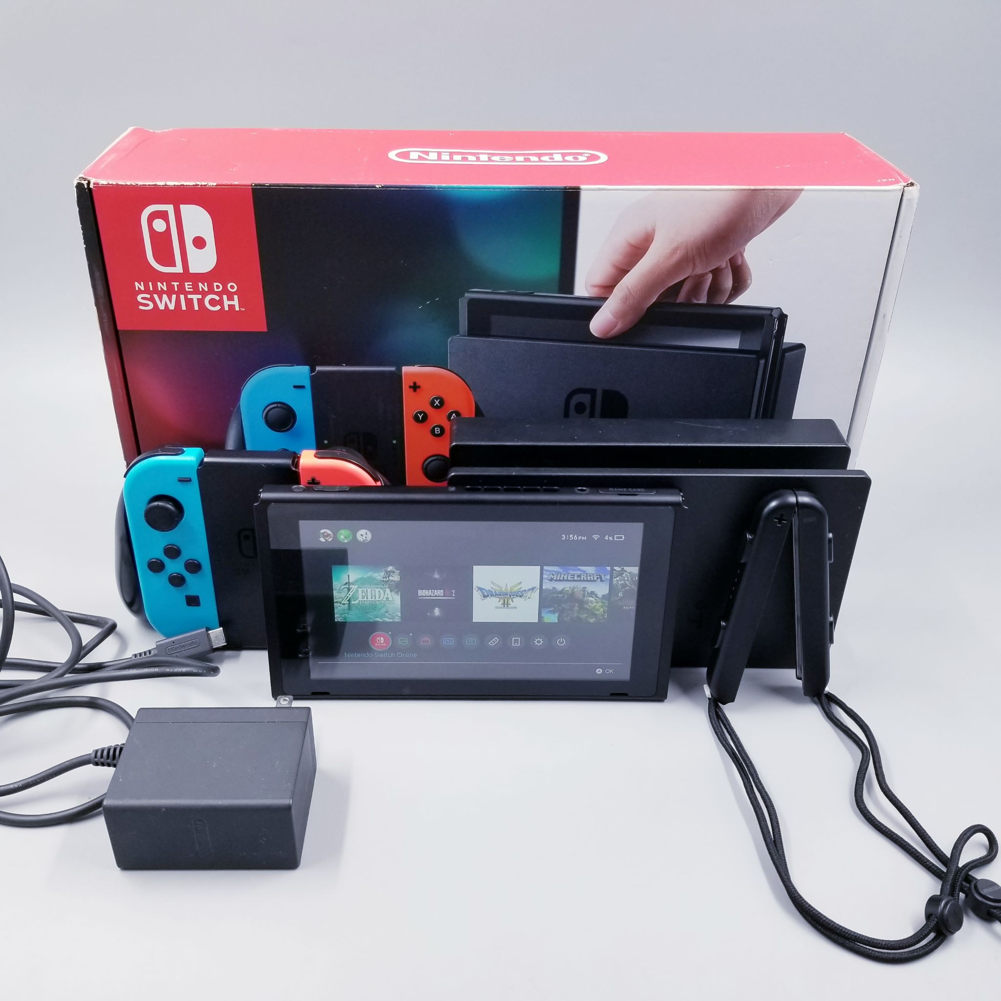 🟥 Nintendo Switch Neon Red Neon Blue (V2) (JPN) 🟦 🎮 #นานๆมาที Nintendo (กล่องแดง) สนุกทุกที ทุกเวลา ราคาสุดคุ้ม 🎮