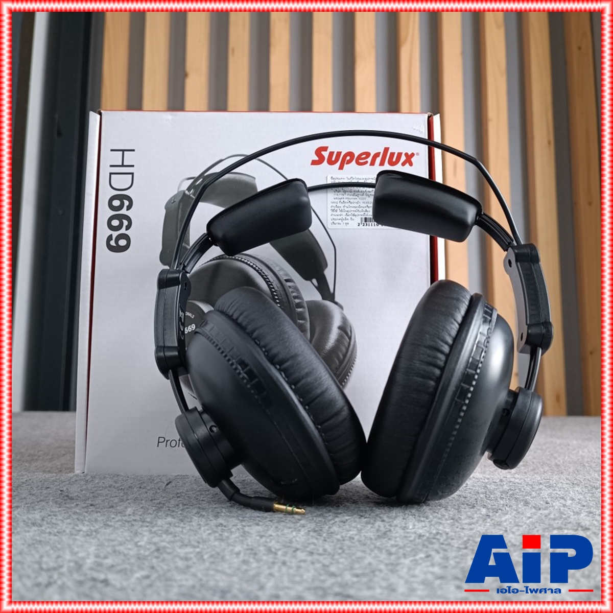 SUPERLUX HD-669 หูฟัง HD669 หูฟัง HEADPHONE HD 669 หูฟังครอบหู หูฟังมอนิเตอร์ หูฟังสตูดิโอ เอไอ-ไพศาล