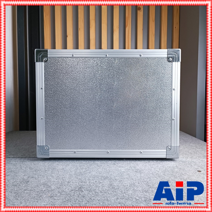 COMPACT M-8U 2ฝาหน้า-หลัง ลึก19" ผิวอลูมิเนียม แร็ค แร็คลึก19" RACK8U แร็คผิวอลูมิเนียม RACK เอไอ-ไพศาล