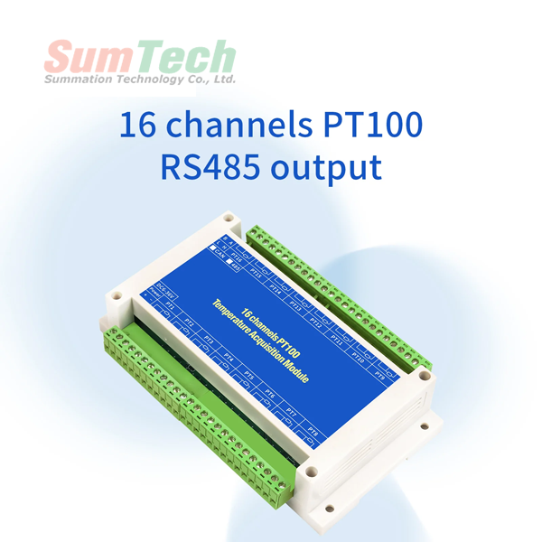 16 channels PT100 RS485