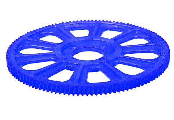 TL : 450 Main Drive Gear เฉียง (2ชิ้น) - สีน้ำเงิน