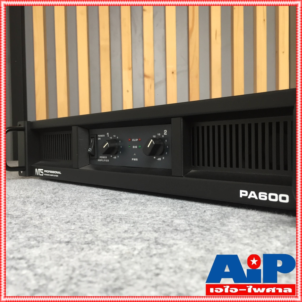 NTS PA600 poweramp เอ็นที่เอส PA 600 power amp PA-600 เพาเวอร์แอมป์ แอมป์ขยาย เครื่องเสียง แอมป์ เพาเวอร์ เอไอ-ไพศาล