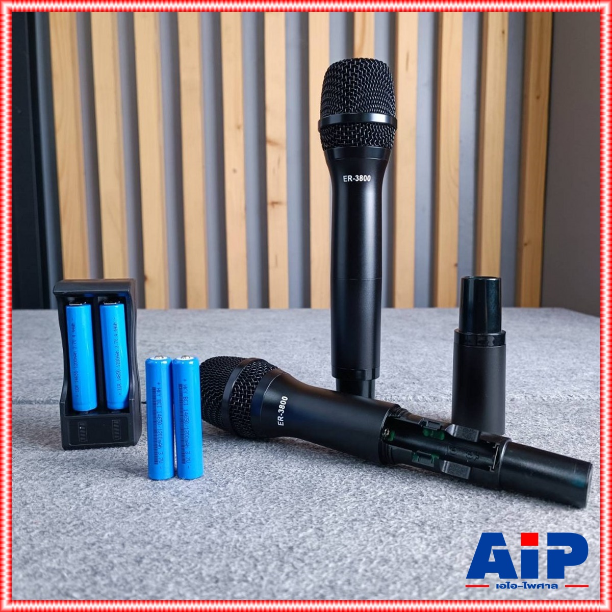 PROEUROTECH ER-3800 ไมค์ลอย UHF ไมค์ชาร์จได้ รุ่นใหม่ ปรับความถี่ได้ ความถี่ใหม่ มีกระเป๋า โปรยูโรเทค ER 3800 ER3800 เอไอ-ไพศาล