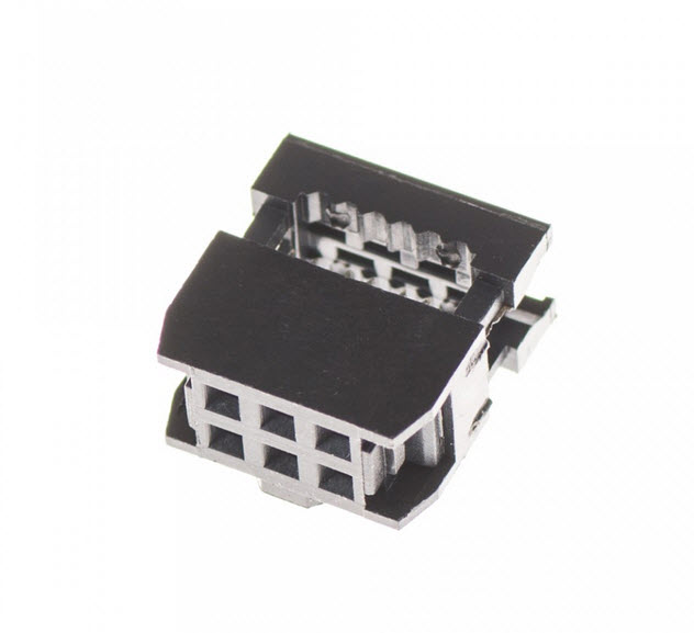 FC-6P 2x3 pin IDC Socket Female (Pitch 2.54mm)