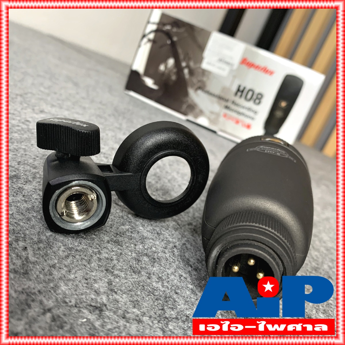 SUPERLUX HO8 ไมค์สตูดิโอ HO-8 ไมค์อัดเสียง HO 8 ไมค์สาย คอนเด็นเซอร์ ไมค์คอนเดนเซอร์ Mic Condenser ไมค์โครโฟน