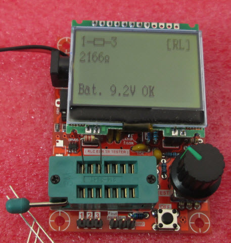 M328 ESR/LCR/MOSFET/Transistor/TRIAC/SCR/CRYSTAL/Diode/LED METER ESR TESTER