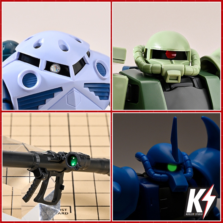 MS100 สติ๊กเกอร์ Zaku Eye & Gunner #เสริมตากันพลา กันดั้ม Gundam พลาสติกโมเดลต่างๆ