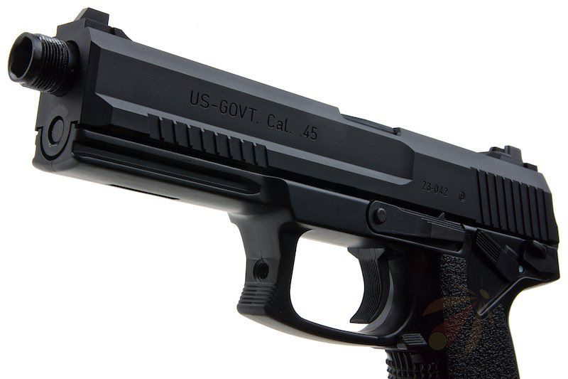 Tokyo Marui MK23 Airsoft SOCOM Fixed Slide Full Set Green Gas Pistol (TM-MK23SET01)