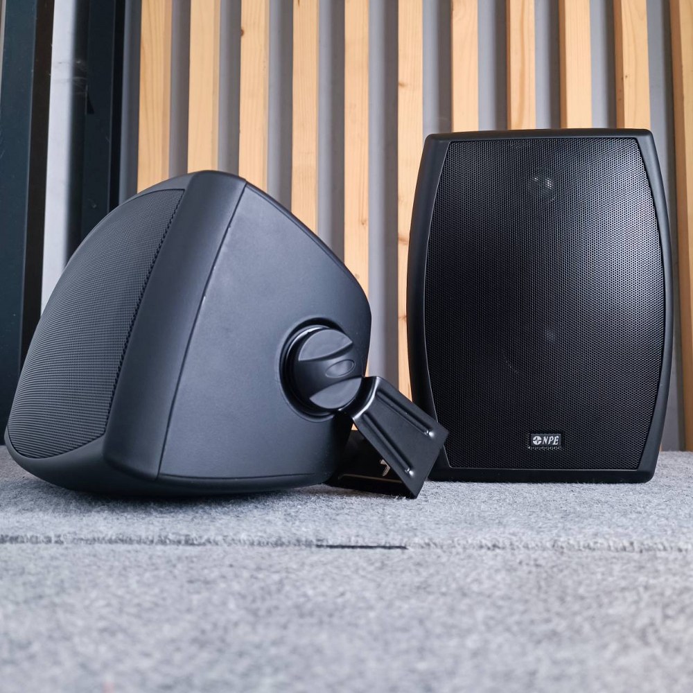 สีดำ NPE NP-602T ตู้ลำโพง มีLINE ตู้ ลำโพง แขวน ผนัง ลำโพงติดผนัง NP602T NP 602 T NP-602 เอไอ-ไพศาล