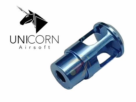 Unicorn Airsoft CNC Aluminium Power Nozzle Valve For Tokyo Marui MWS GBB (Super Low/ Blue)