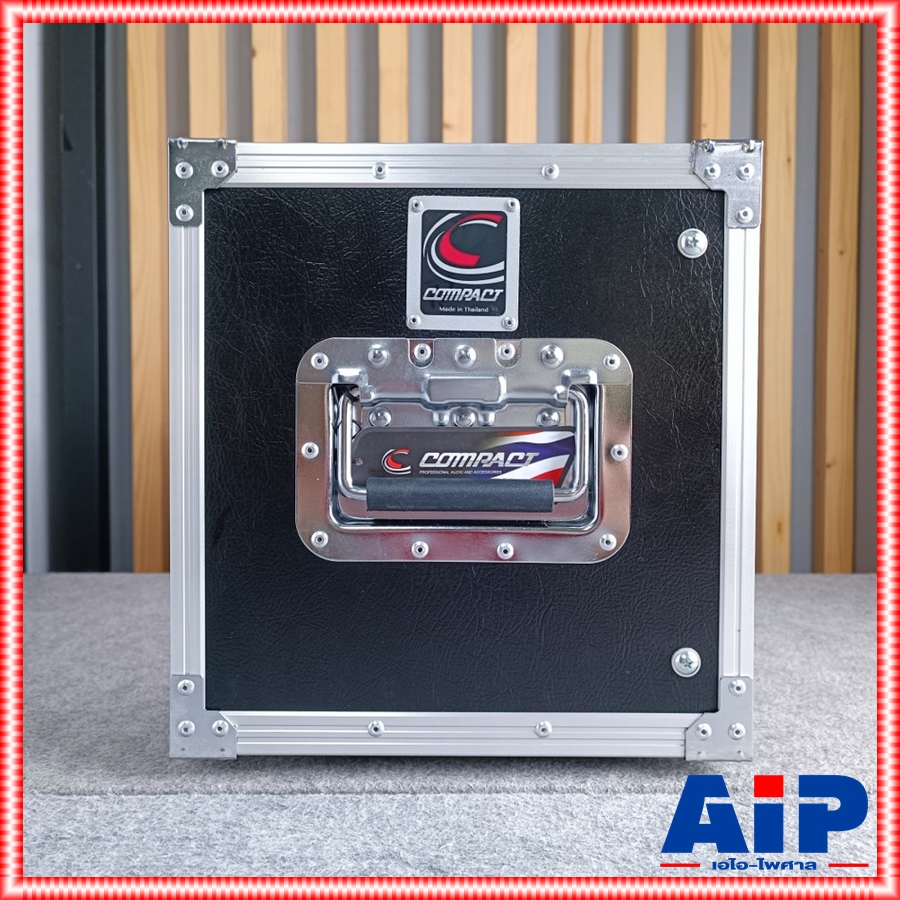 สีดำ RACK BL-6 สีดำ เปลือยหน้า-หลัง ลึก11นิ้ว แร็คใส่เครื่องเสียง COMPACT ไม่มีฝาปิด คอมแพ็ค BL 6 BL6 เอไอ-ไพศาล