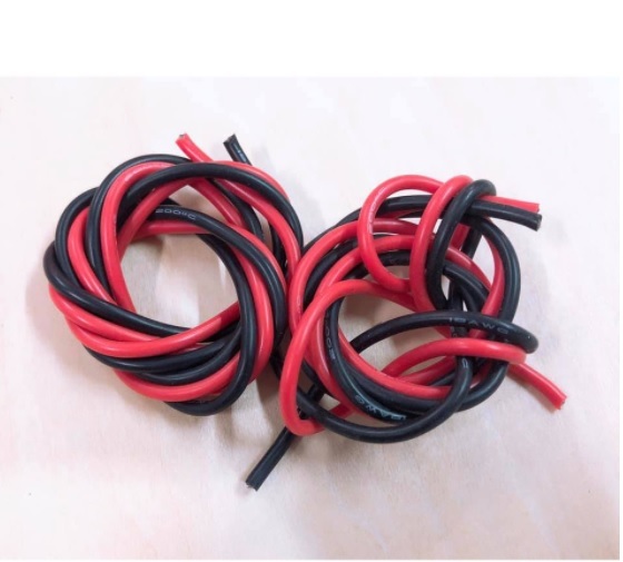 สายซิลิโคน AWG 1เมตร (มีหลายขนาด)(มีหลายสี)