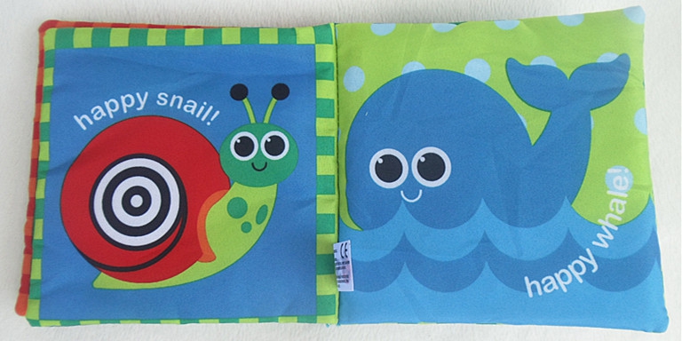 CH323 ของเล่นผ้าหนังสือผ้าHappy bee