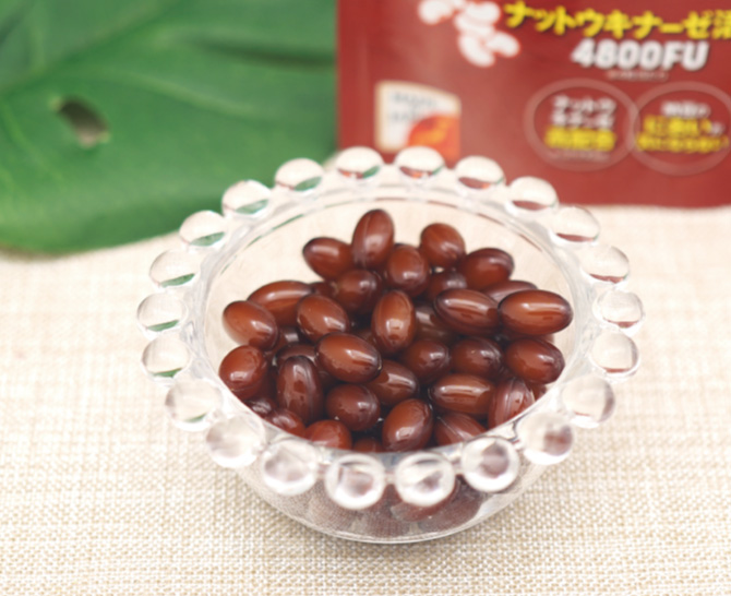 Natto Kinaze 4800Fu 80 เม็ด ถั่วเน่านัตโต๊ะ ของแท้จากญี่ปุ่น