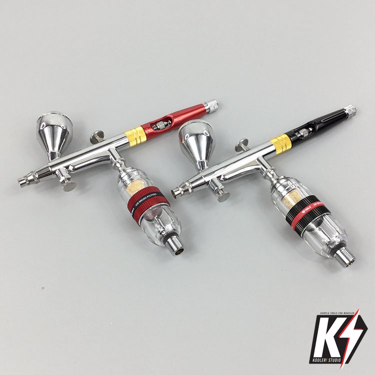 Agile กรองลมดักไอน้ำแอร์บรัช 1/8" แบบหลอดแก้ว AG01 สำหรับ Airbrush ดูดความชื้น เหมาะกับปั๊มลมขนาดเล็ก